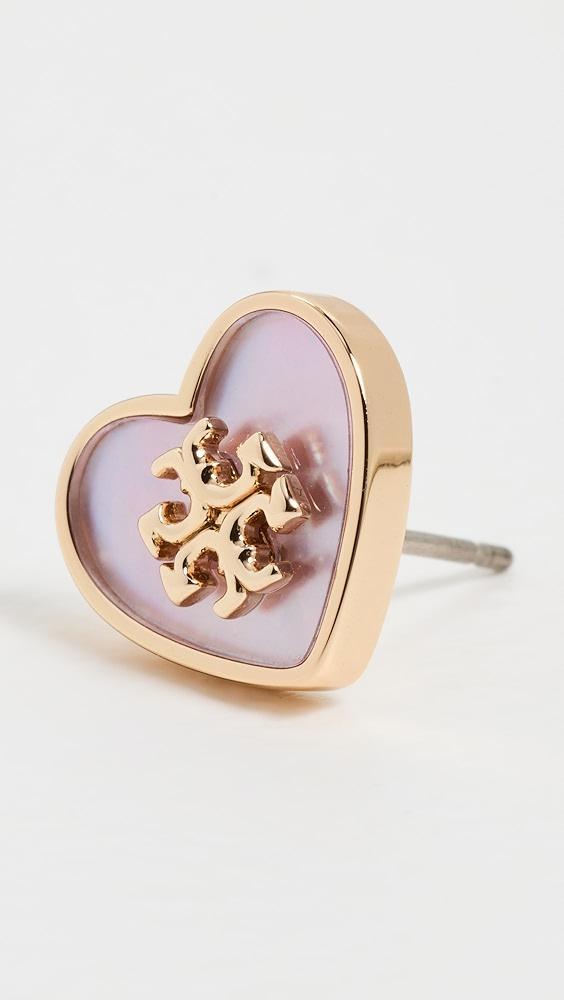 Tory Burch Kira Heart Studs | Shopbop Product Image