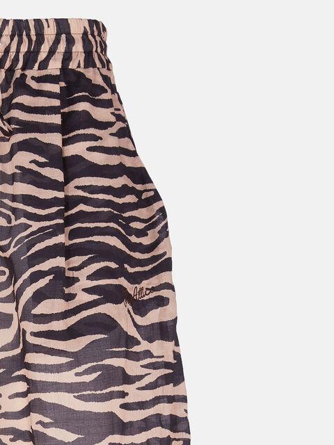 Cappuccino and black long pants Product Image