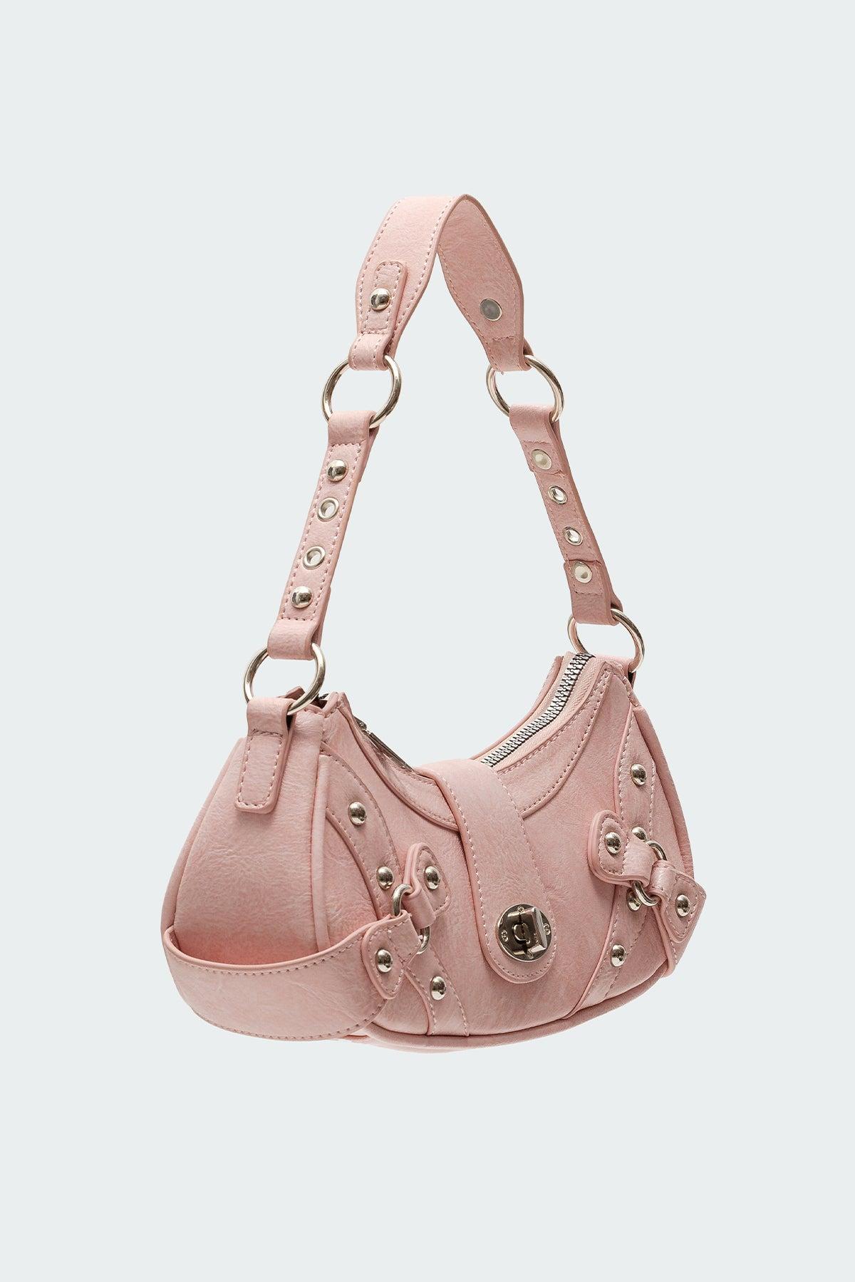 Hardware Faux Leather Bag Product Image