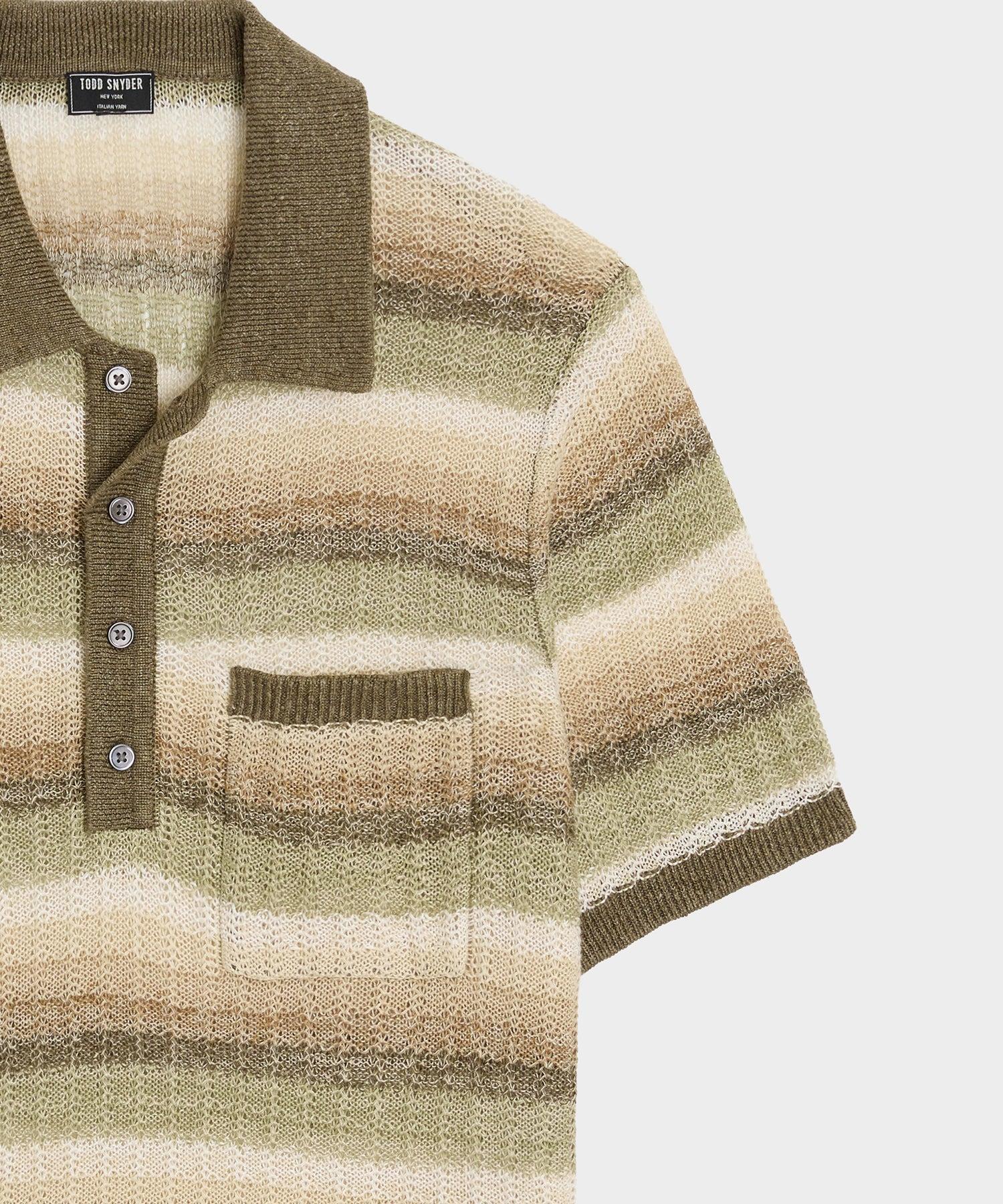 Linen Sweater Polo Product Image
