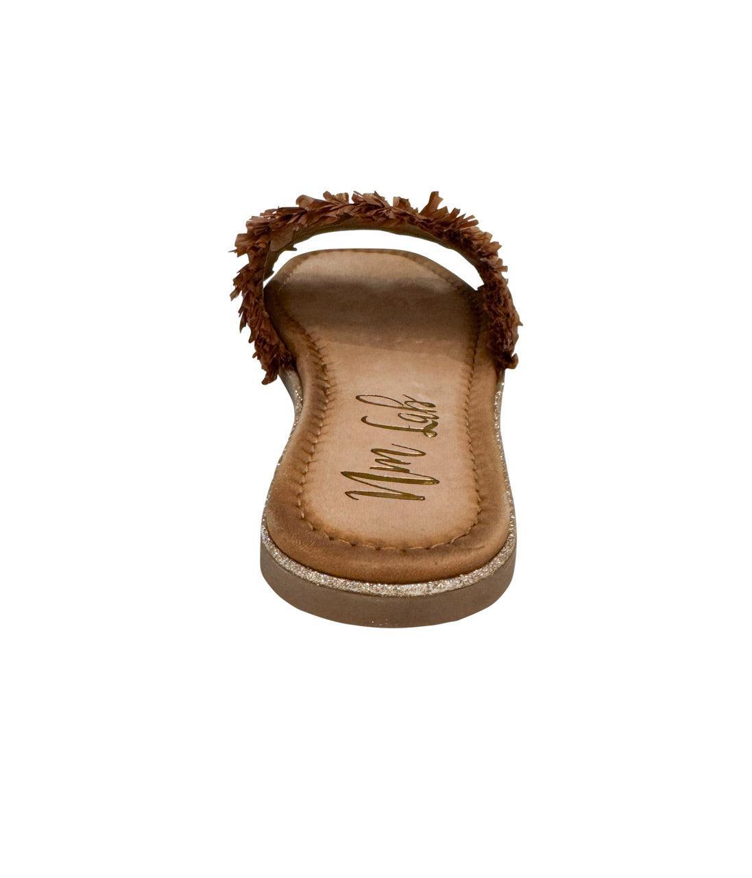 Juana Woven Sandals in Tan Product Image