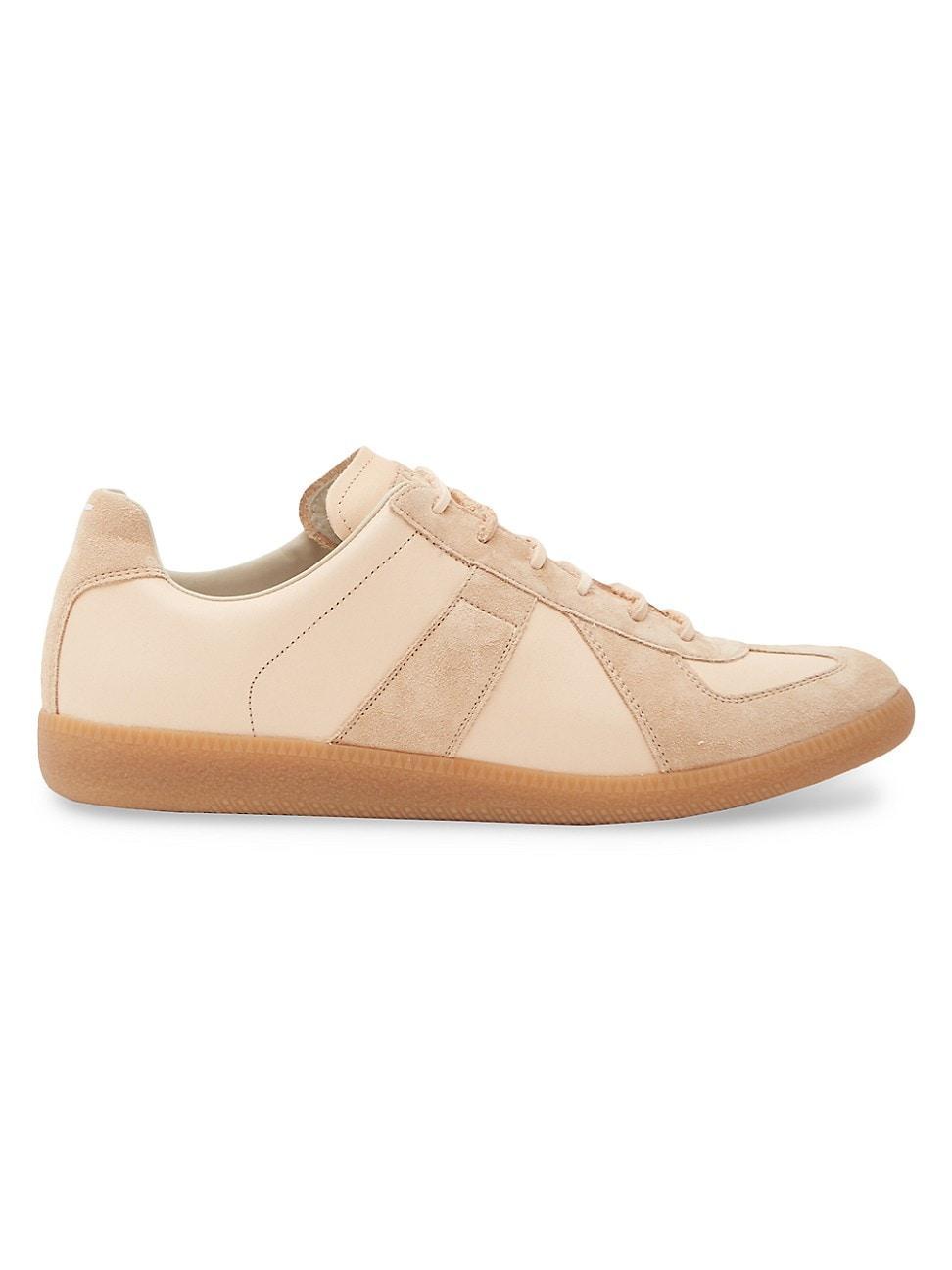 Mens Replica Low-Top Leather Sneakers Product Image