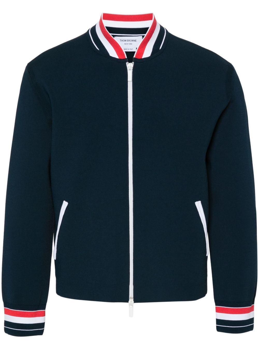 RWB-stripe bomber jacket  Product Image