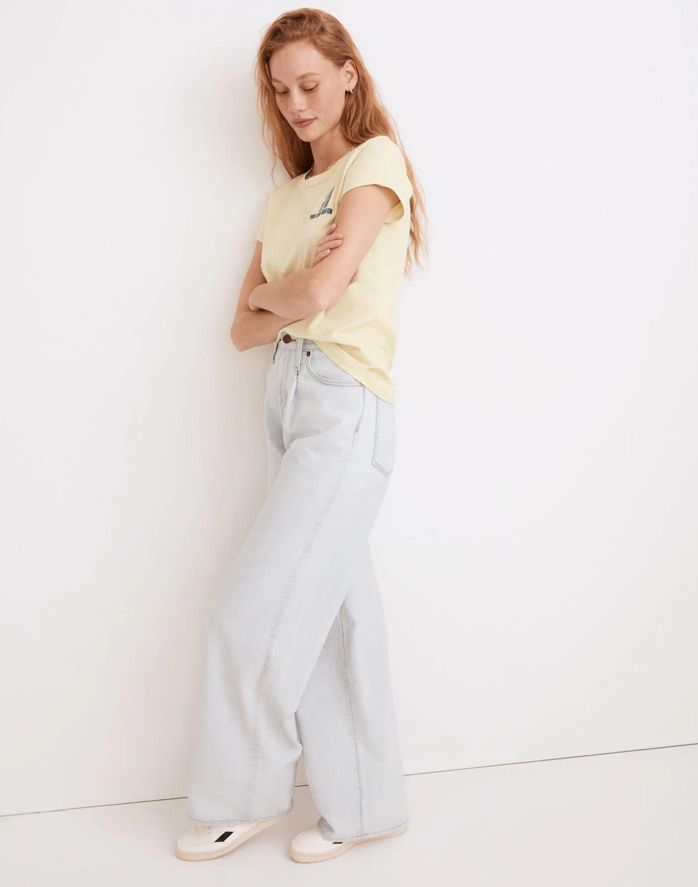 Madewell x Made Some Souvenirs Embroidered Perfect Vintage Tee Product Image