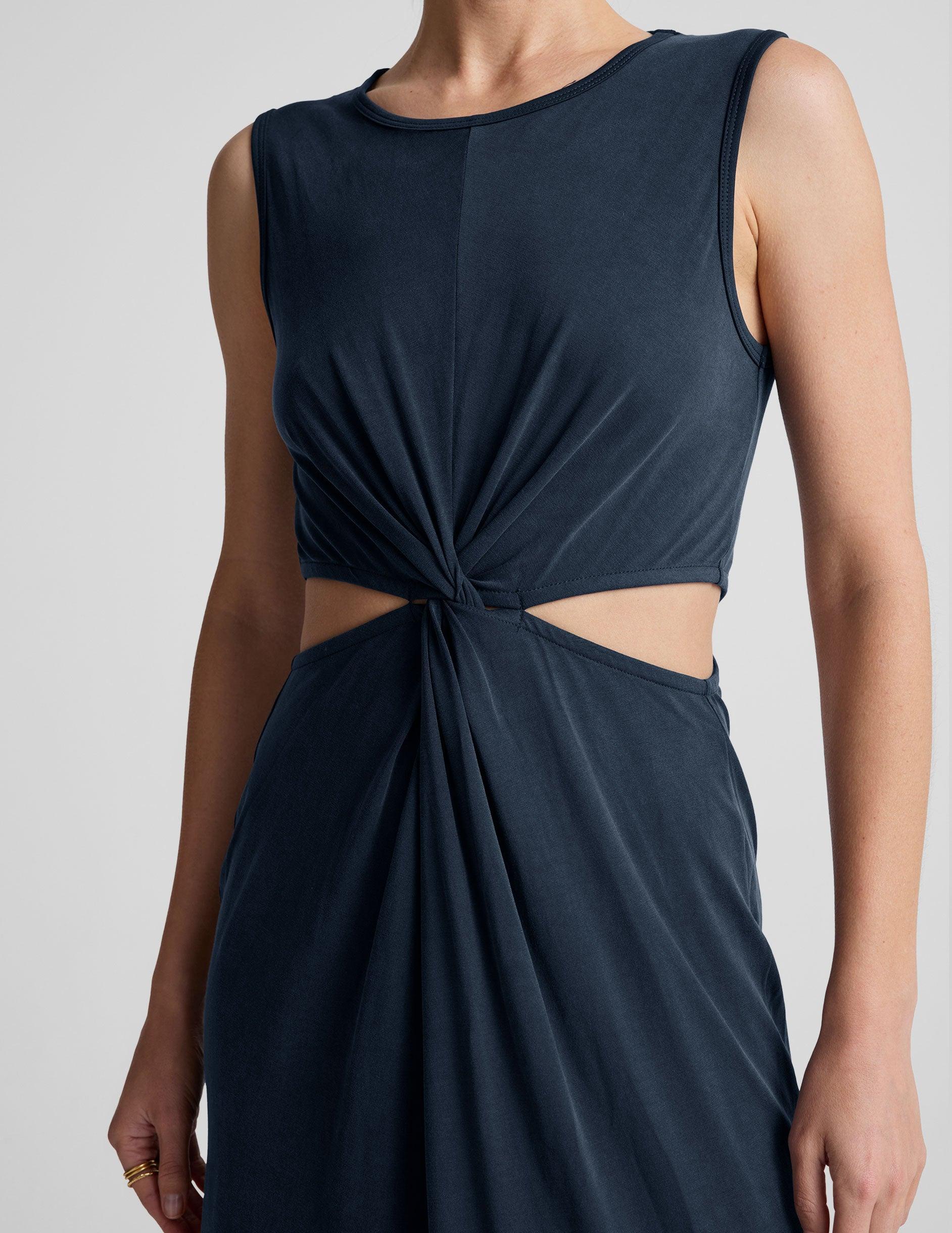 Around The World Front Twist Dress Product Image