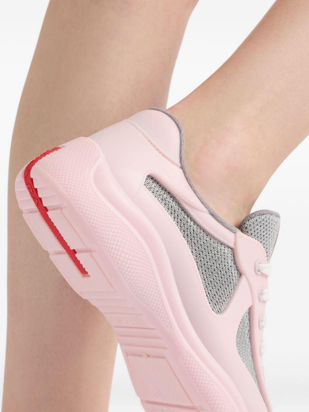 America&apos;s Cup mesh-panelled chunky sneakers Product Image