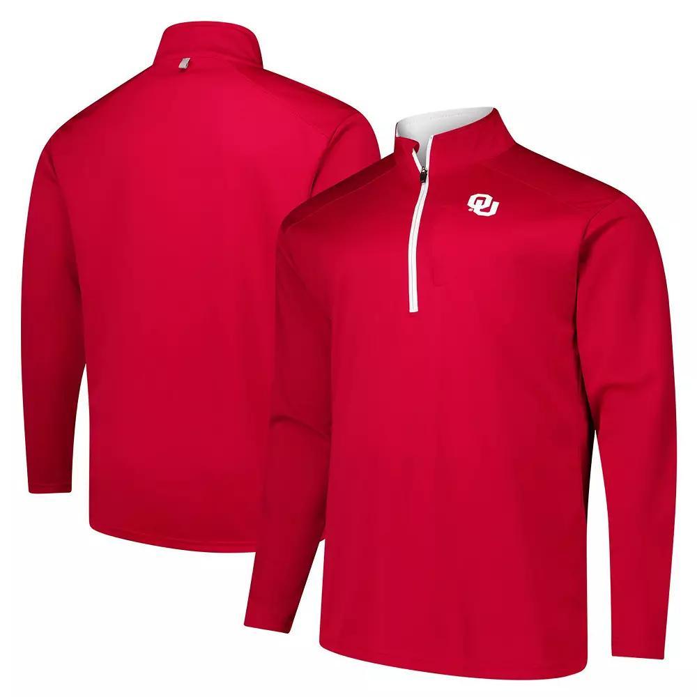Men's Fanatics Crimson Oklahoma Sooners Big & Tall Defender Quarter-Zip Top, Size: 5XB, Red Product Image