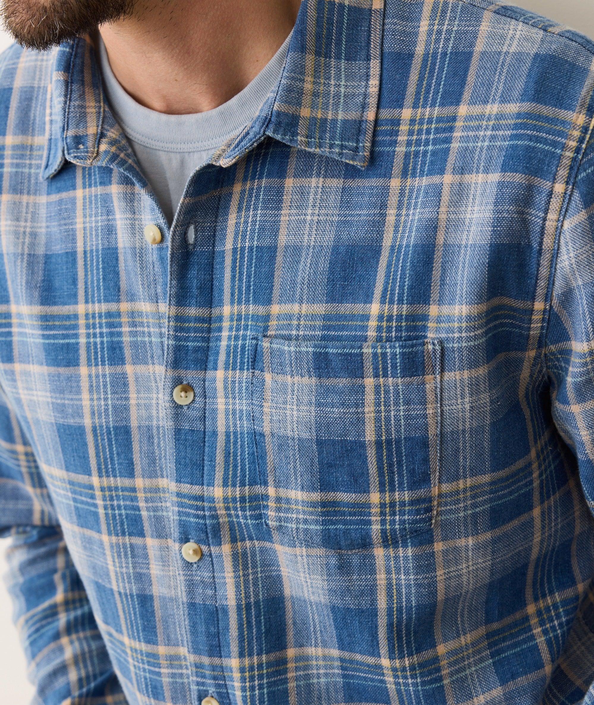 Stretch Selvage Long Sleeve Shirt Product Image