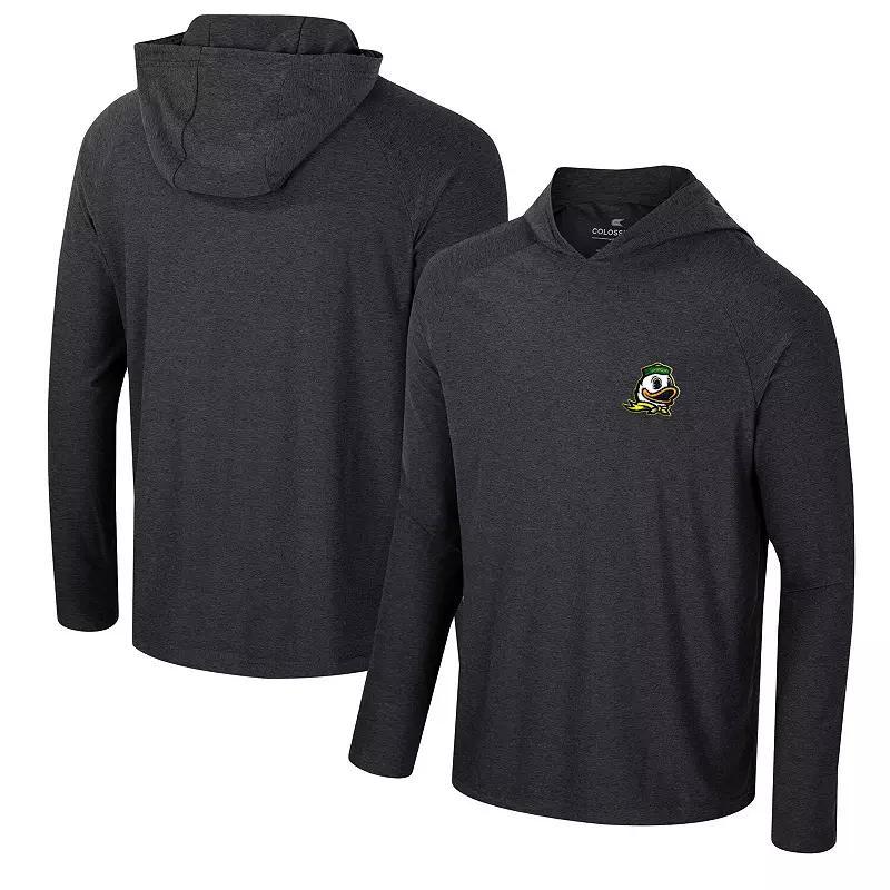 Men's Colosseum Navy Michigan Wolverines Cloud Jersey Raglan Long Sleeve Hoodie T-Shirt, Size: Medium, Blue Product Image