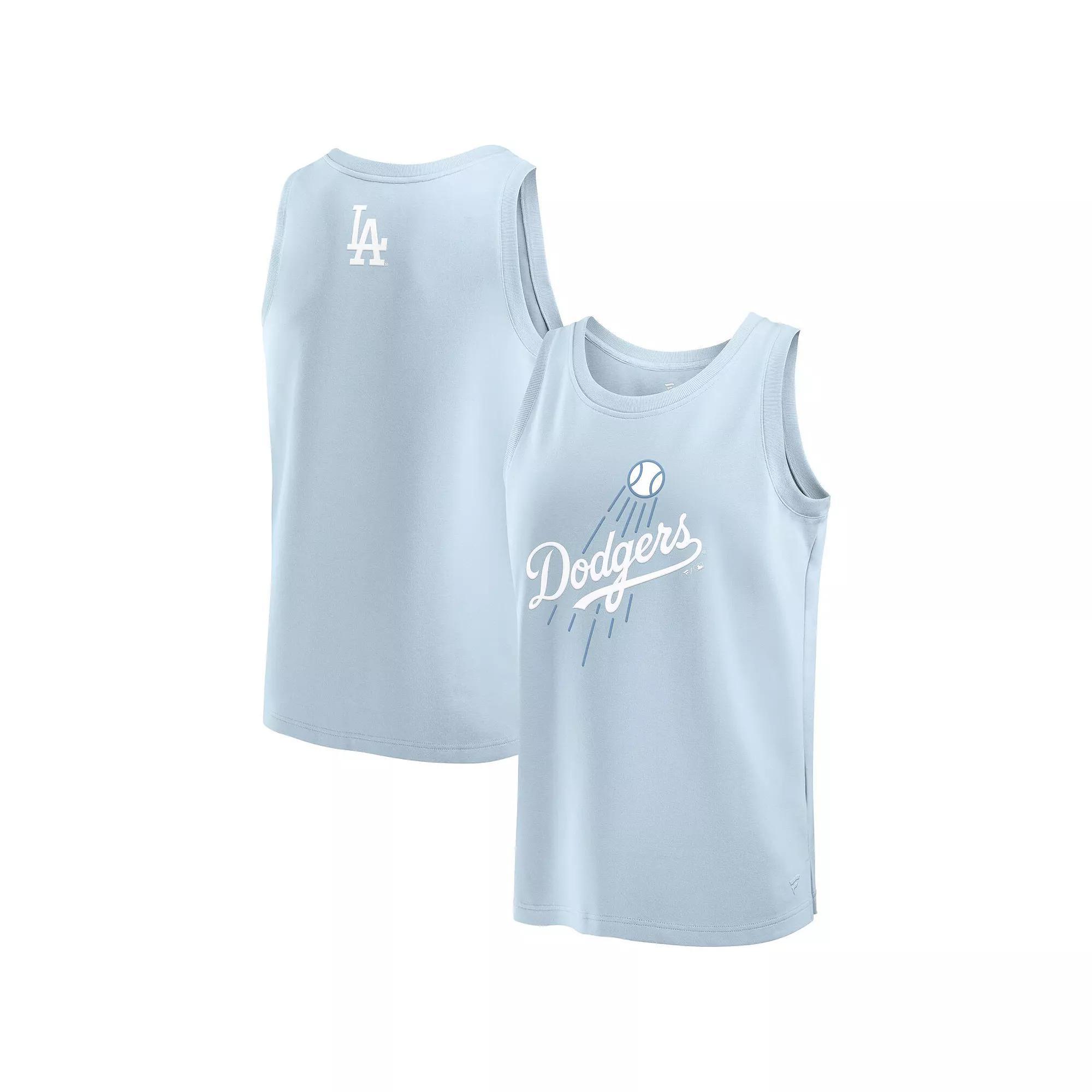 Men's Fanatics Light Blue Los Angeles Dodgers Elements Tank Top, Size: Small Product Image