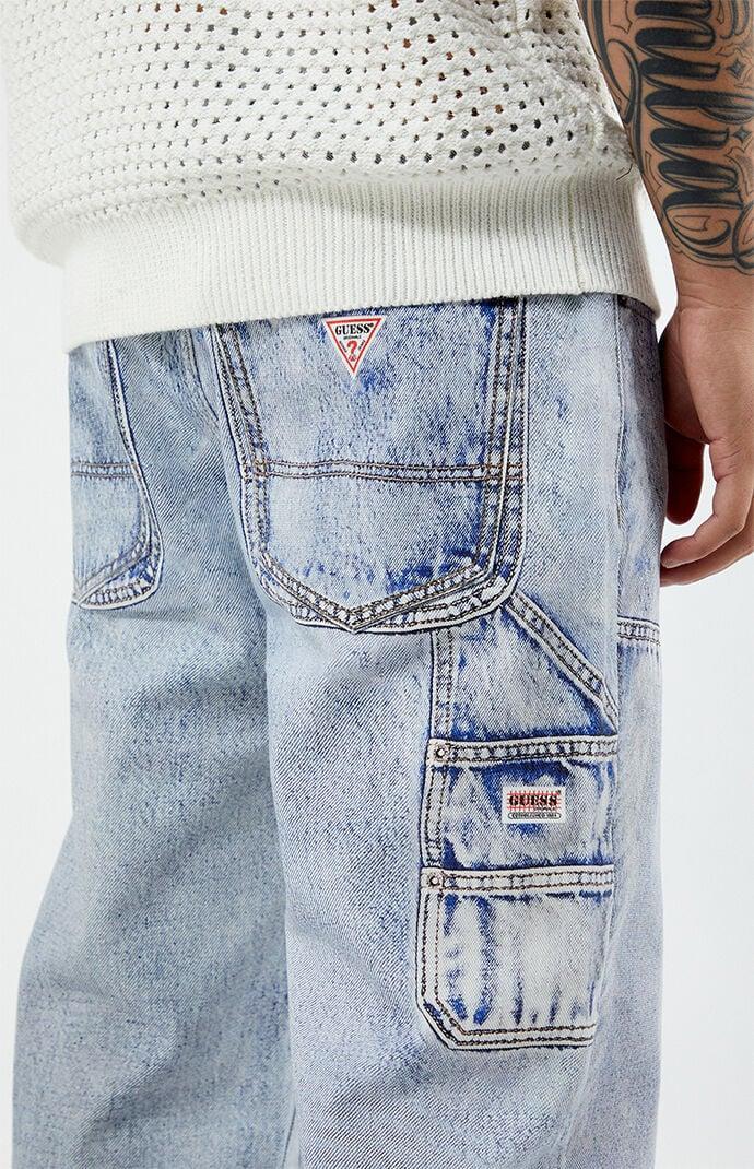 Guess Mens Photo Real Baggy Jeans Product Image