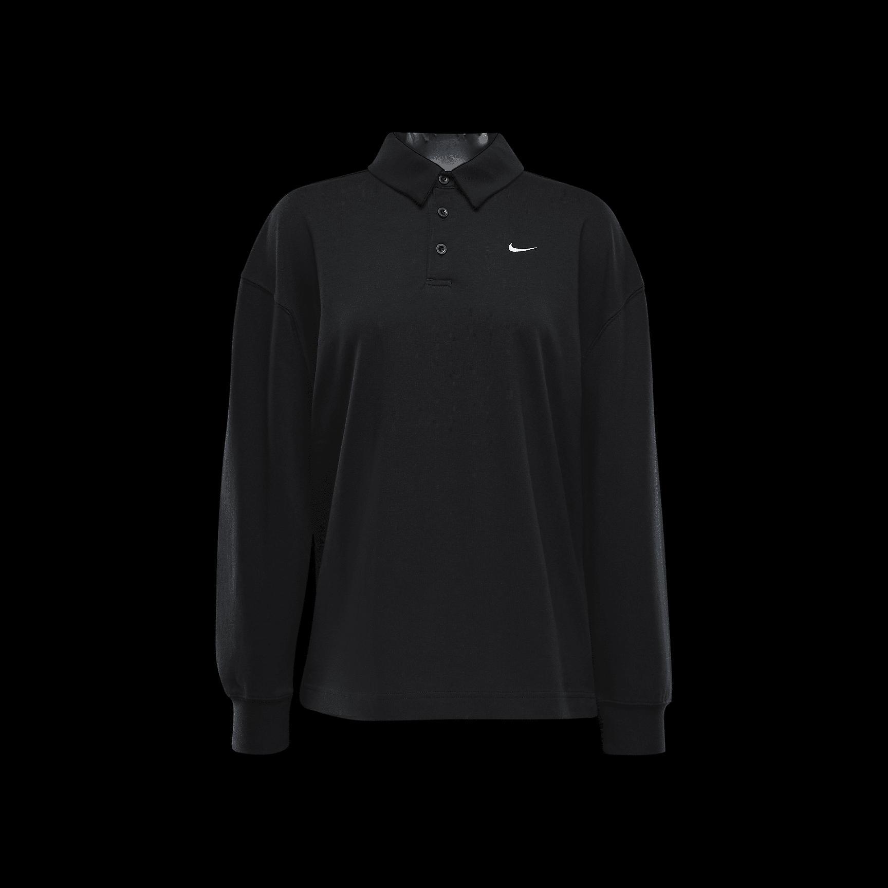 Women's Nike Sportswear Essential Oversized Long-Sleeve Polo Product Image