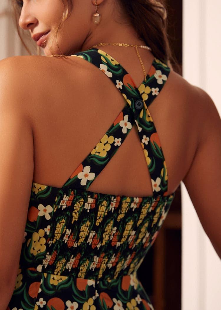 Midnight Garden Mini Dress Product Image