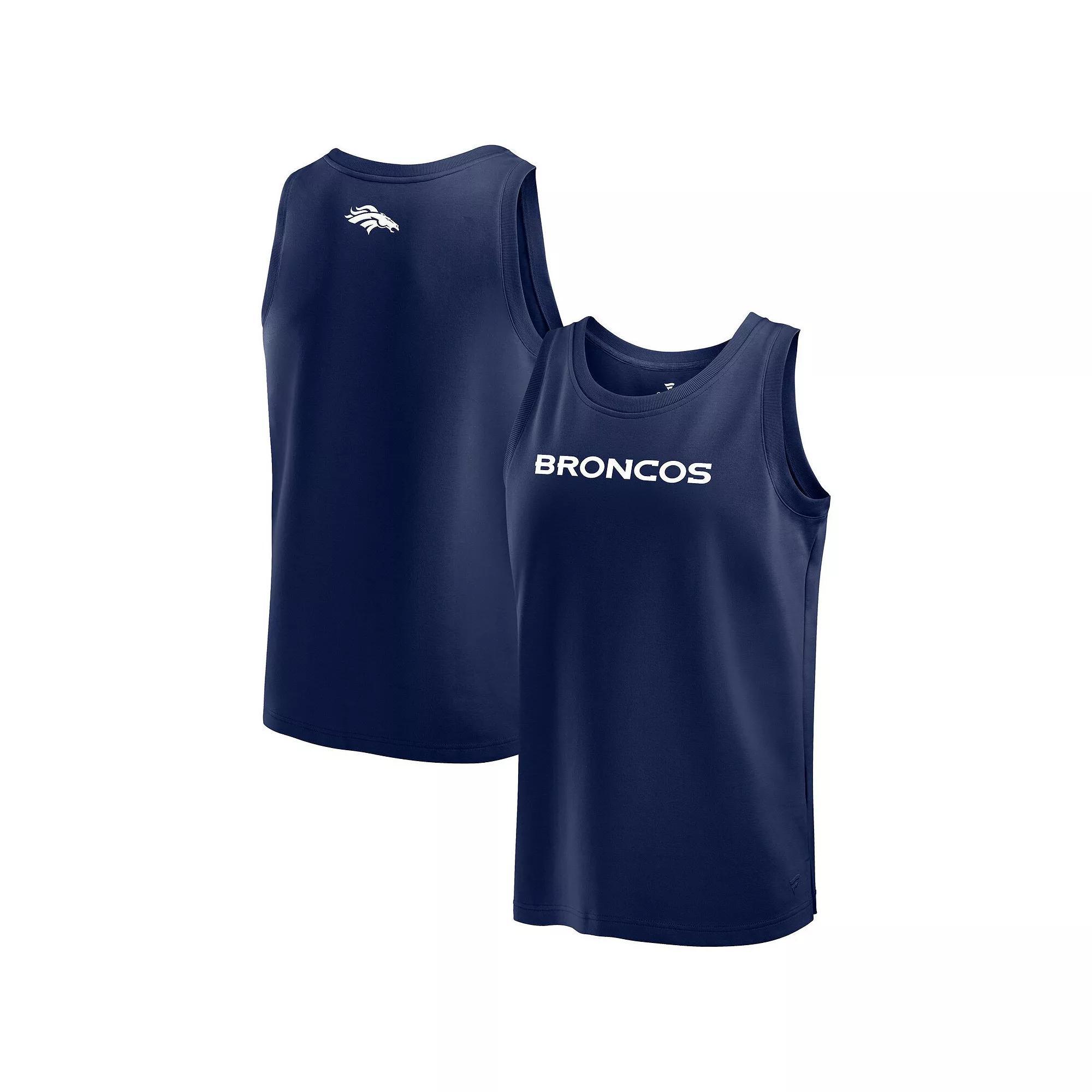 Men's Fanatics Navy Denver Broncos Elements Tank Top, Size: Large, Blue Product Image