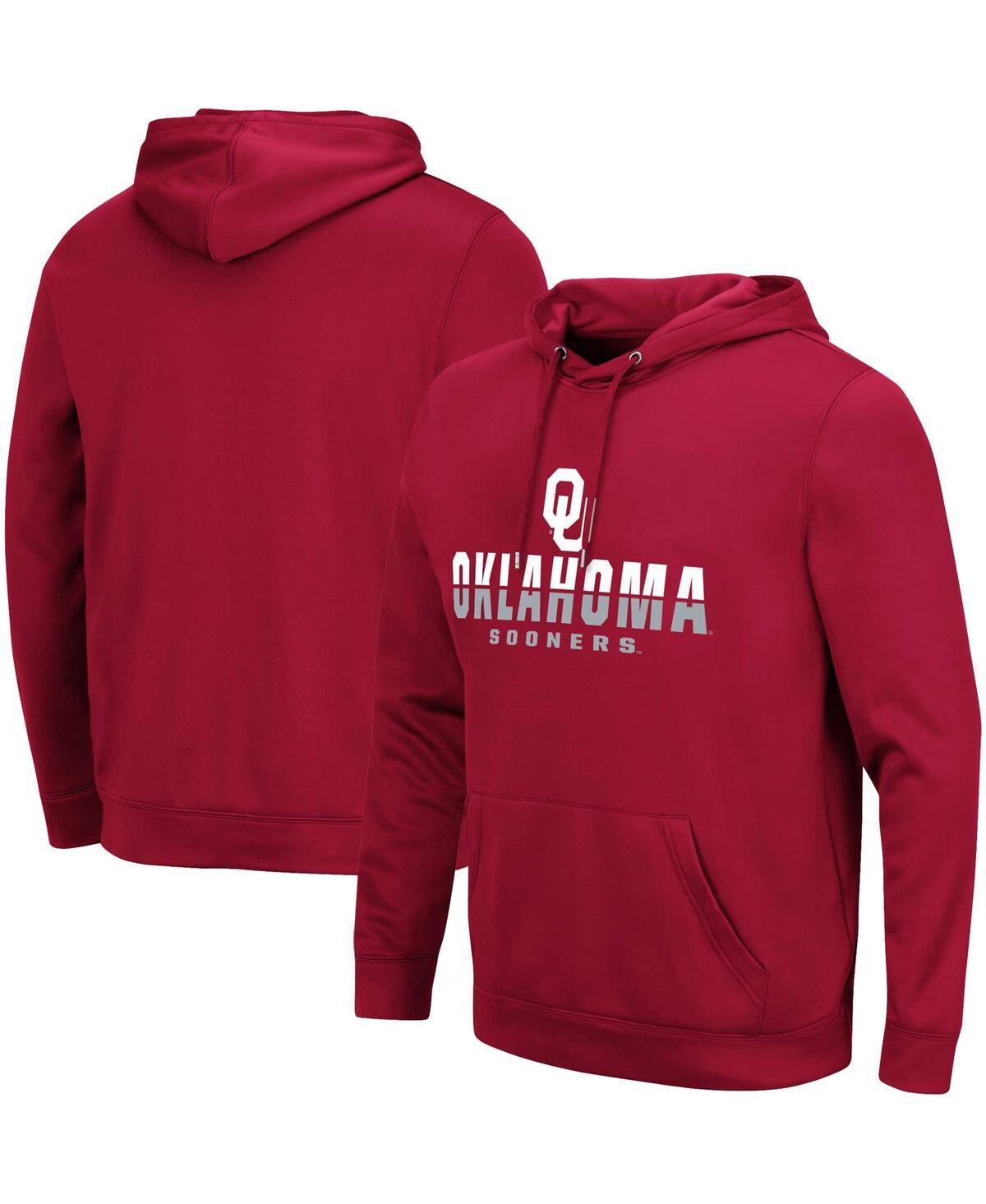 Men's Colosseum Black Oklahoma Sooners Lantern Pullover Hoodie, Size: 3XL Product Image