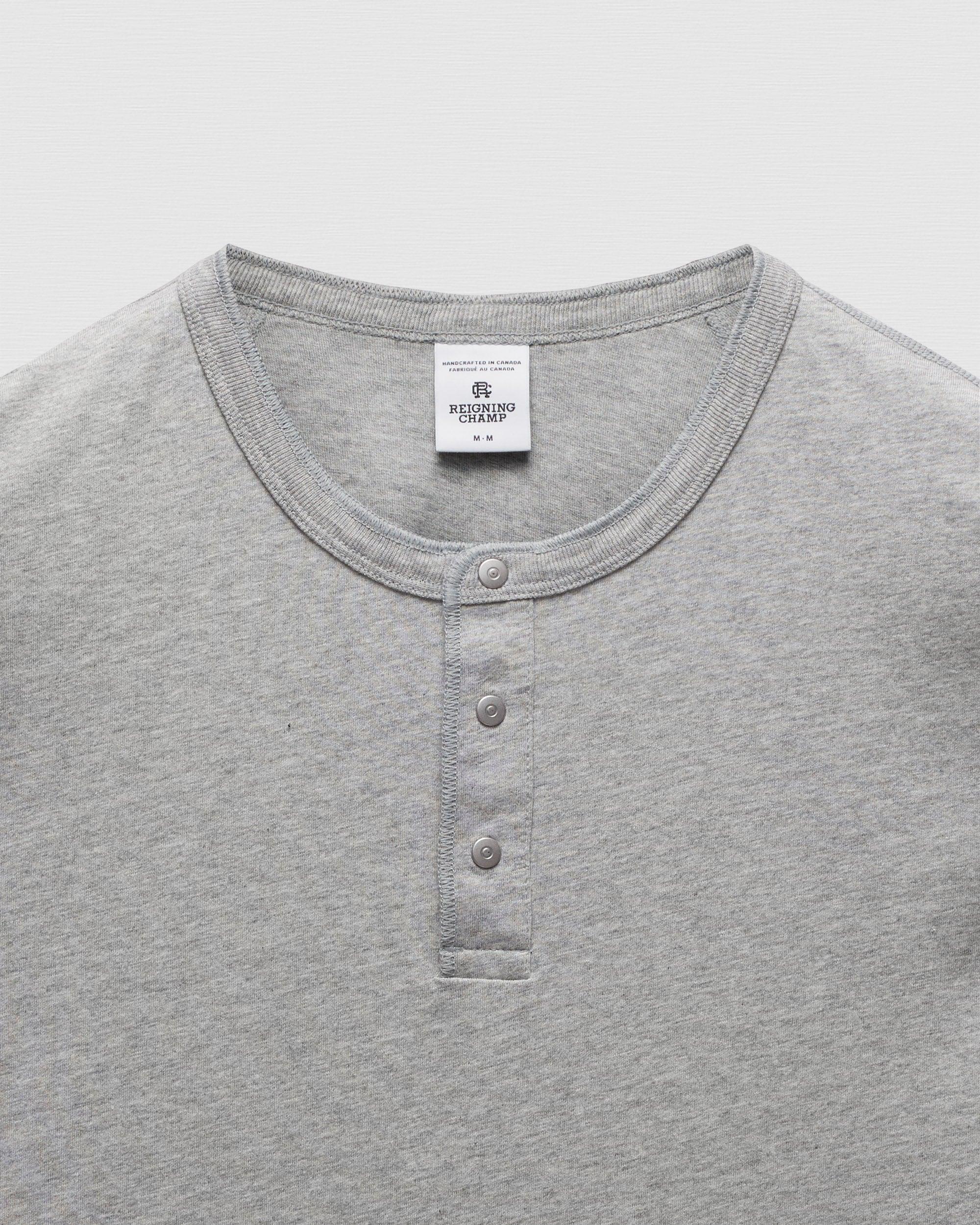 Lightweight Jersey Henley Male Product Image