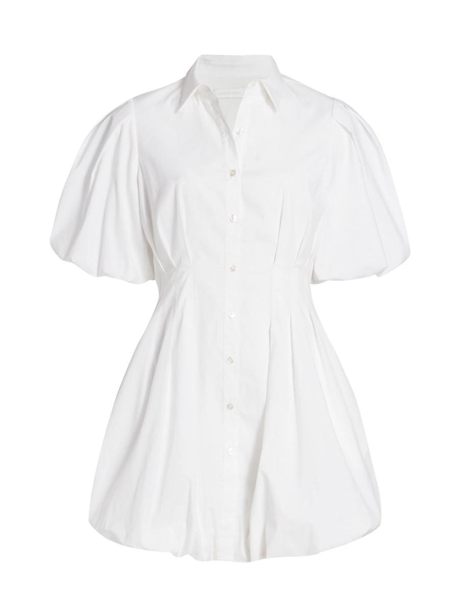Cleo Poplin Pintuck Mini Dress Product Image