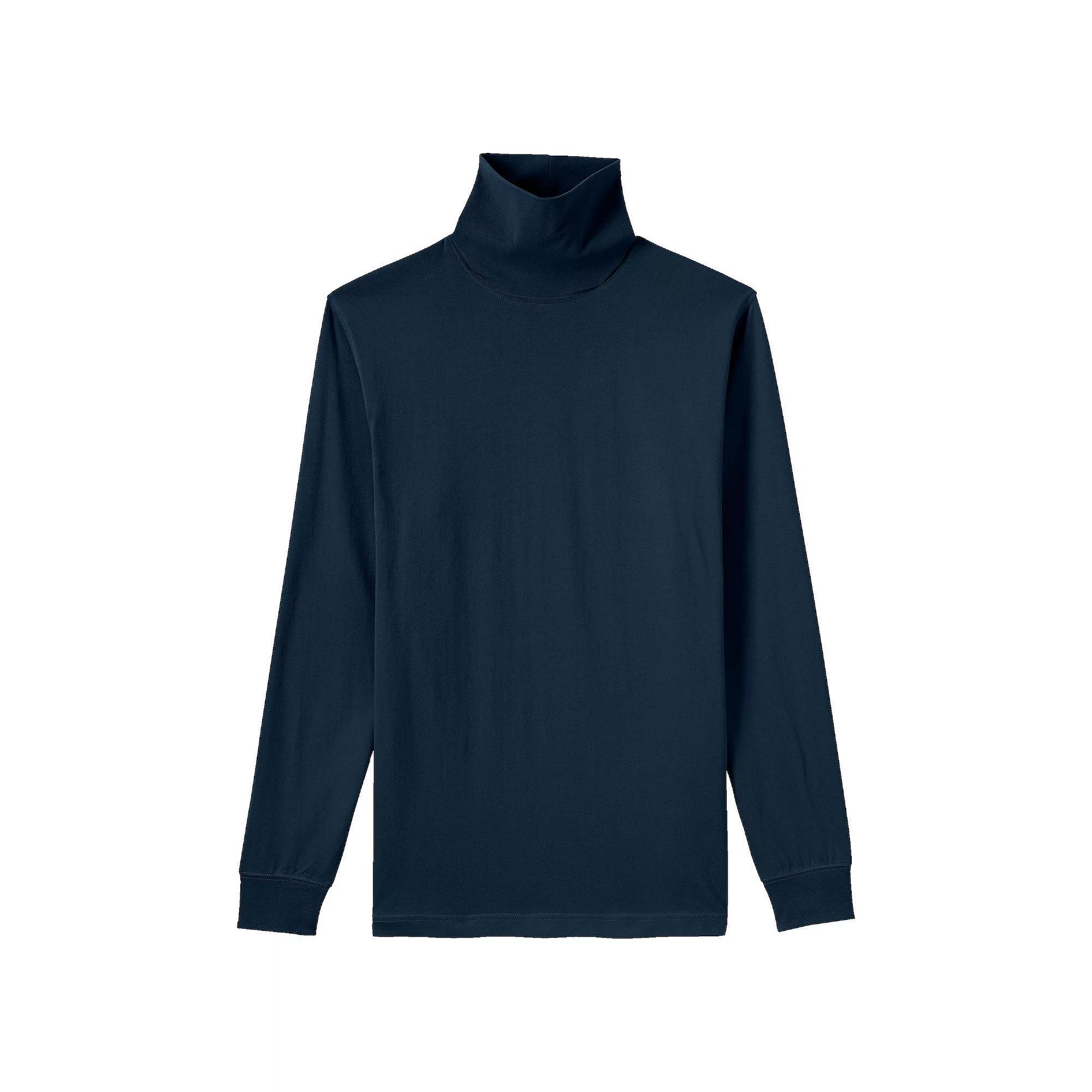 Big & Tall Lands End Super-T Turtleneck, Mens Product Image