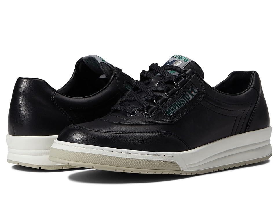Mens Match Leather Tennis Sneakers Product Image