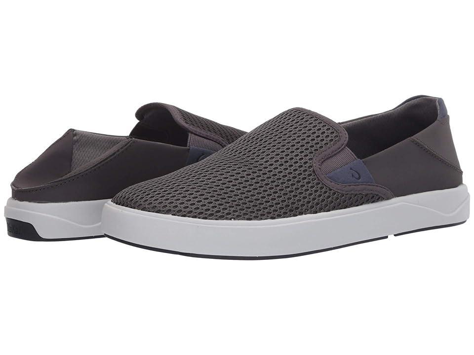 Mens Double Buckle Leather Low-Top Sneakers Product Image