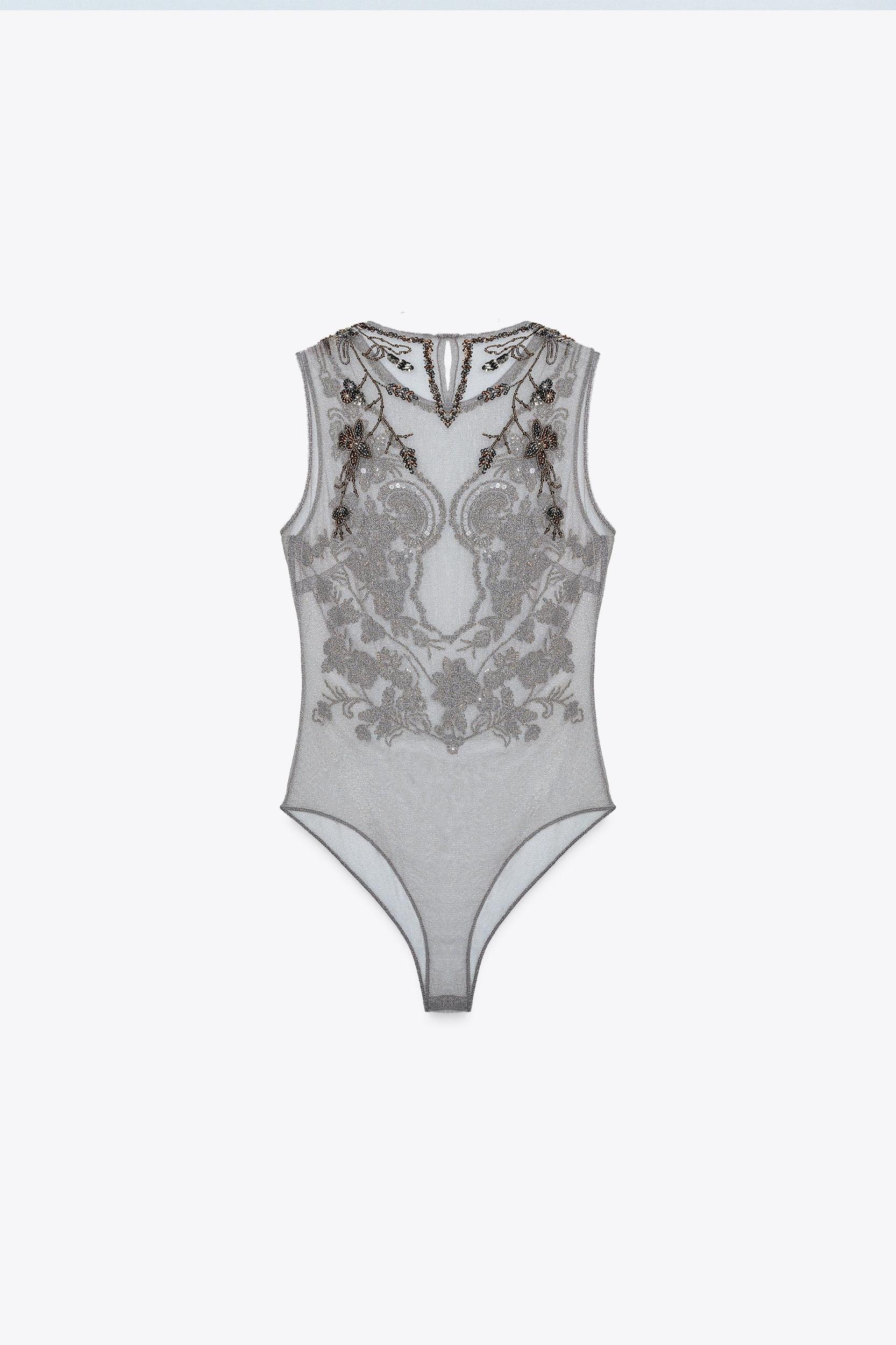 ZW COLLECTION EMBROIDERED BODYSUIT Product Image