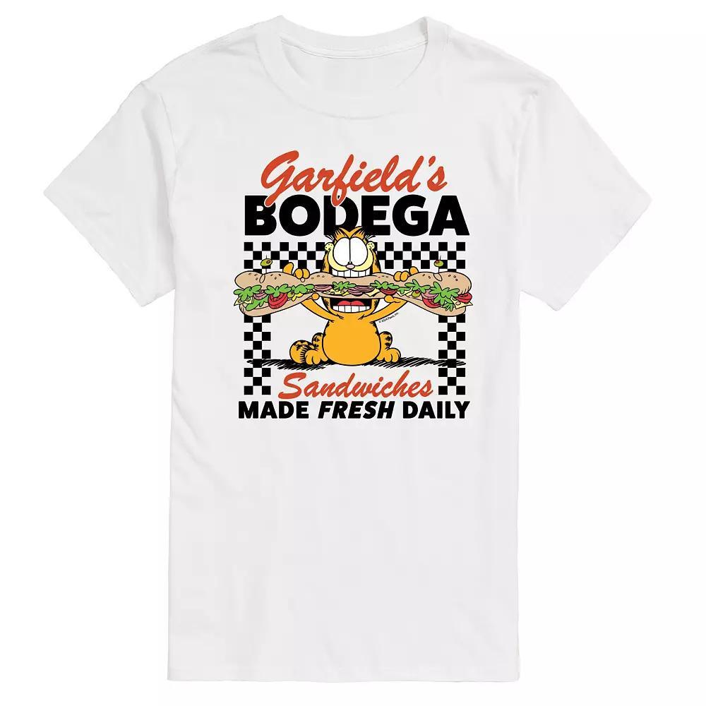 Big & Tall Garfield Bodega Sandwiches Graphic Tee, Mens Product Image