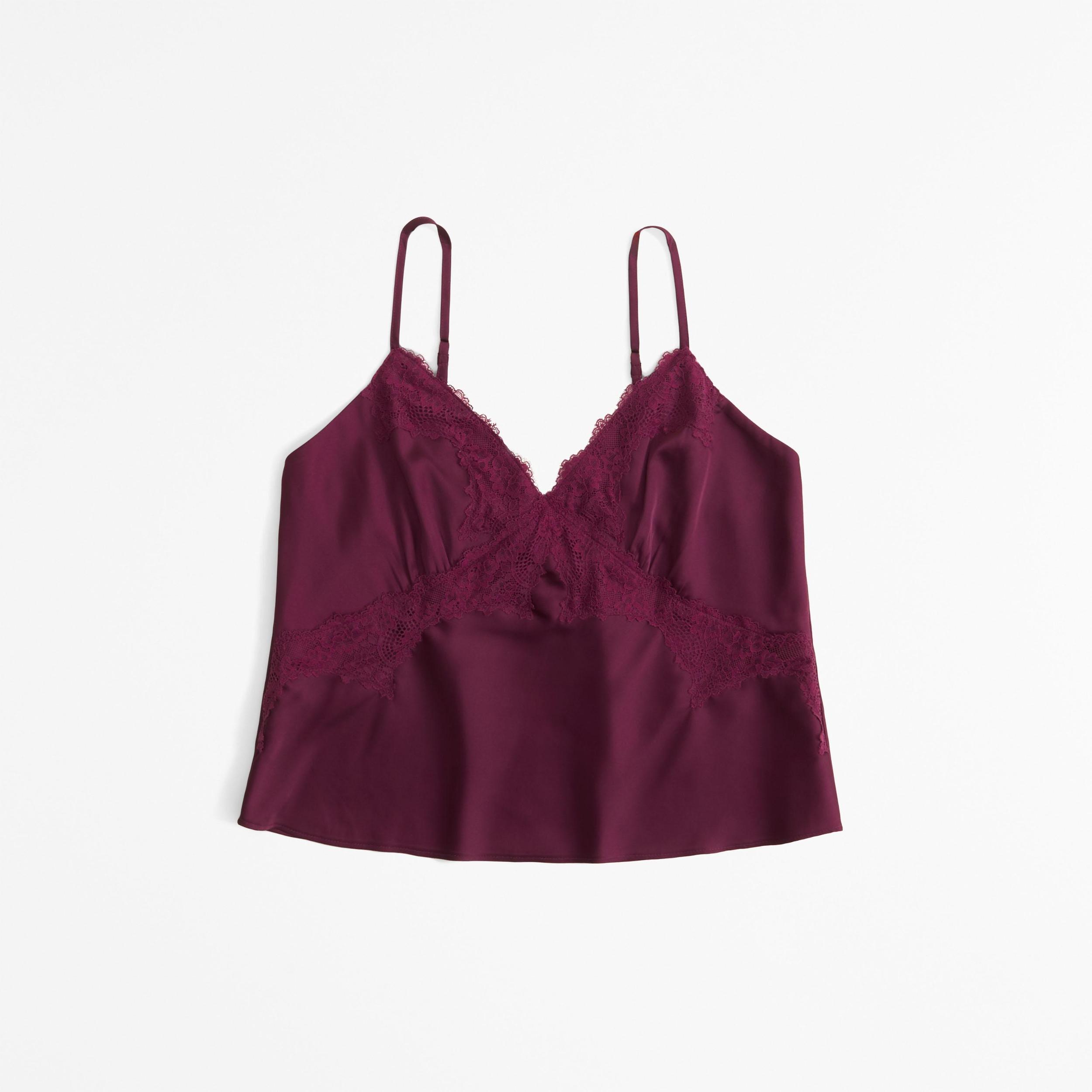 Lace and Satin Cami Product Image