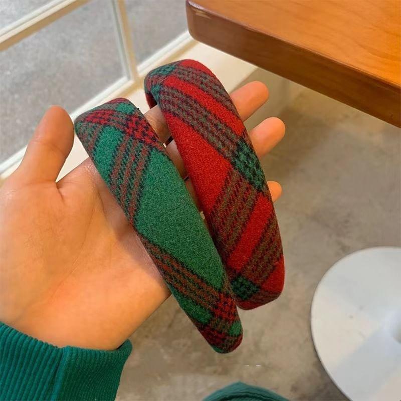 Plaid Fabric Headband Product Image