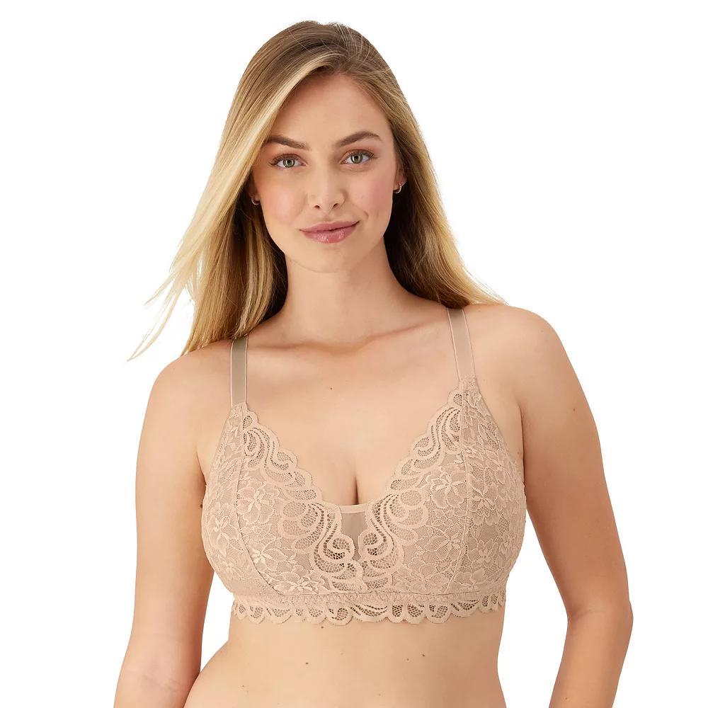 Bali® Lace Desire® Wireless Bra DF6591, Women's, Size: XL, Brown Product Image