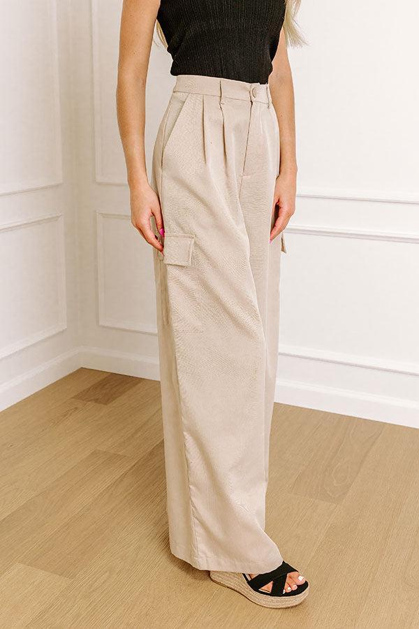The Julie High Waist Cargo Pants Product Image