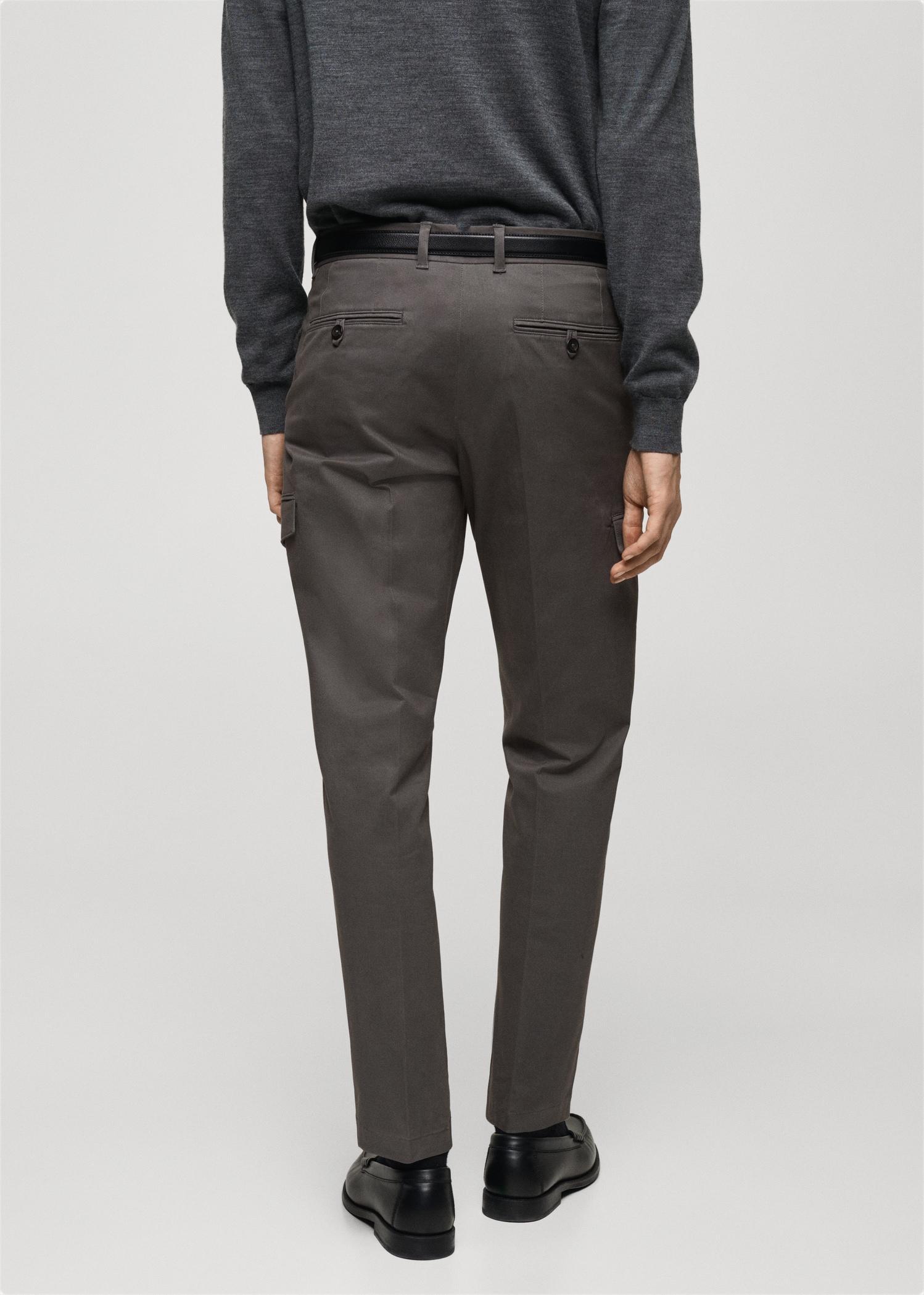 Regular-fit cotton cargo pants - Men | MANGO USA Product Image