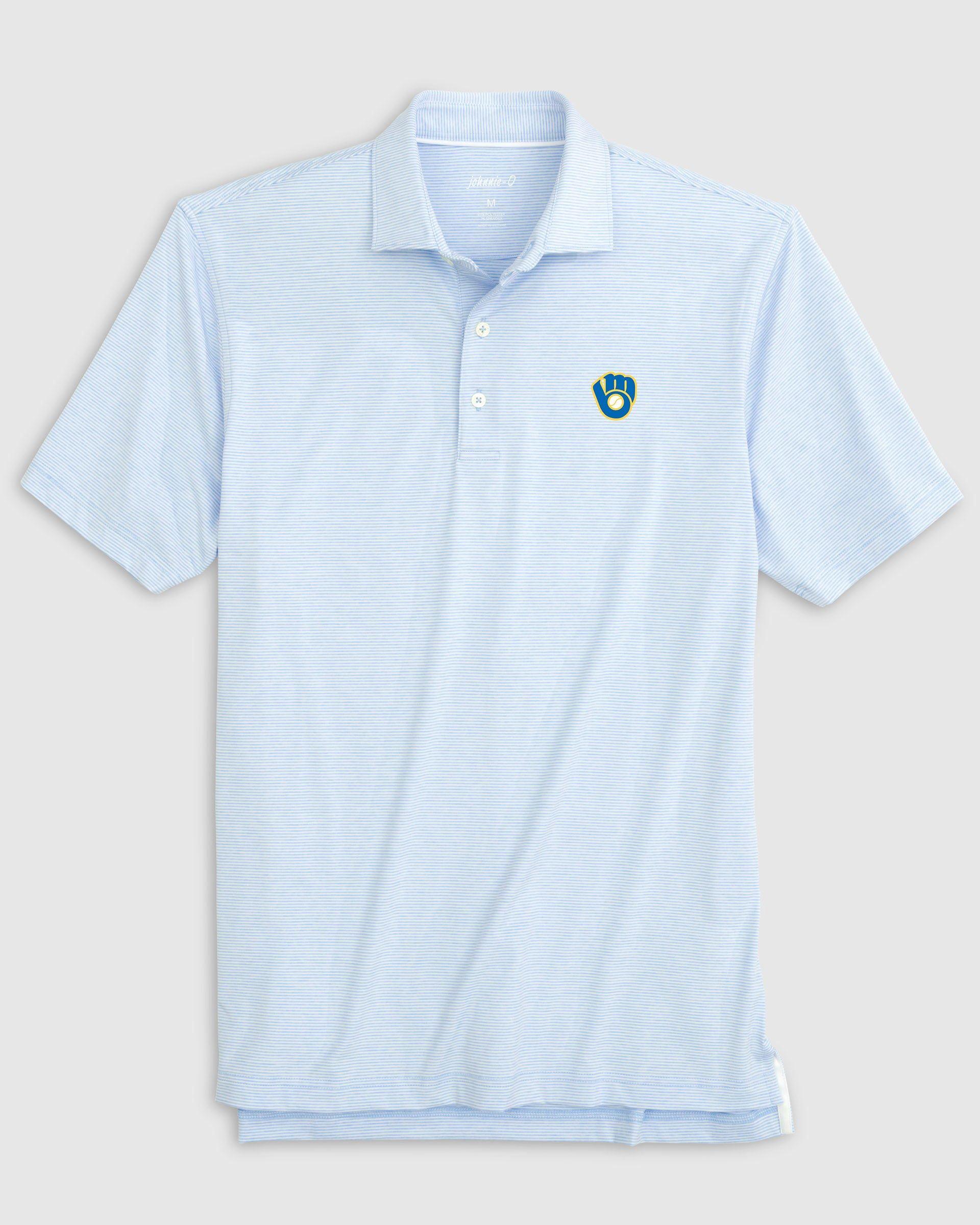 Tampa Bay Rays Lyndonn Striped Jersey Performance Polo Product Image
