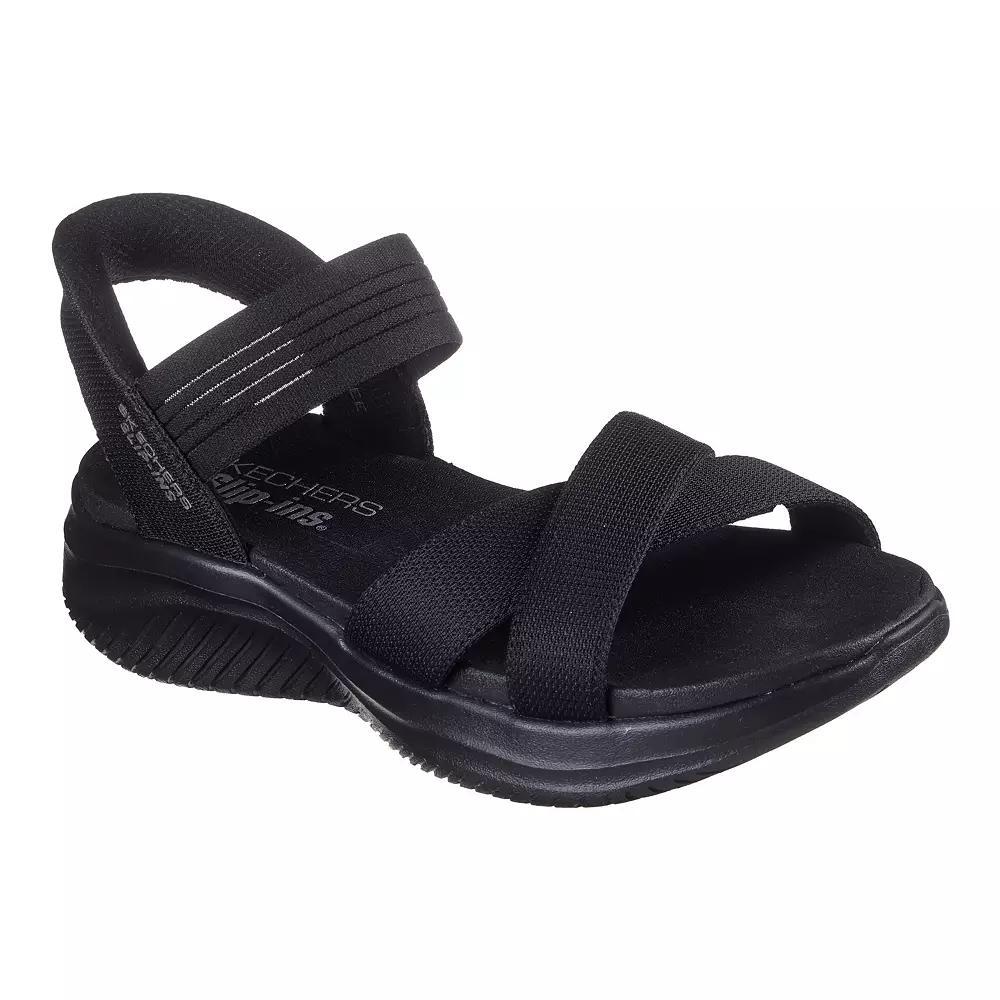 Skechers Hands Free Slip-ins® Ultra Flex 3.0 Never Better Women's Sandals, Size: 6, Black Product Image