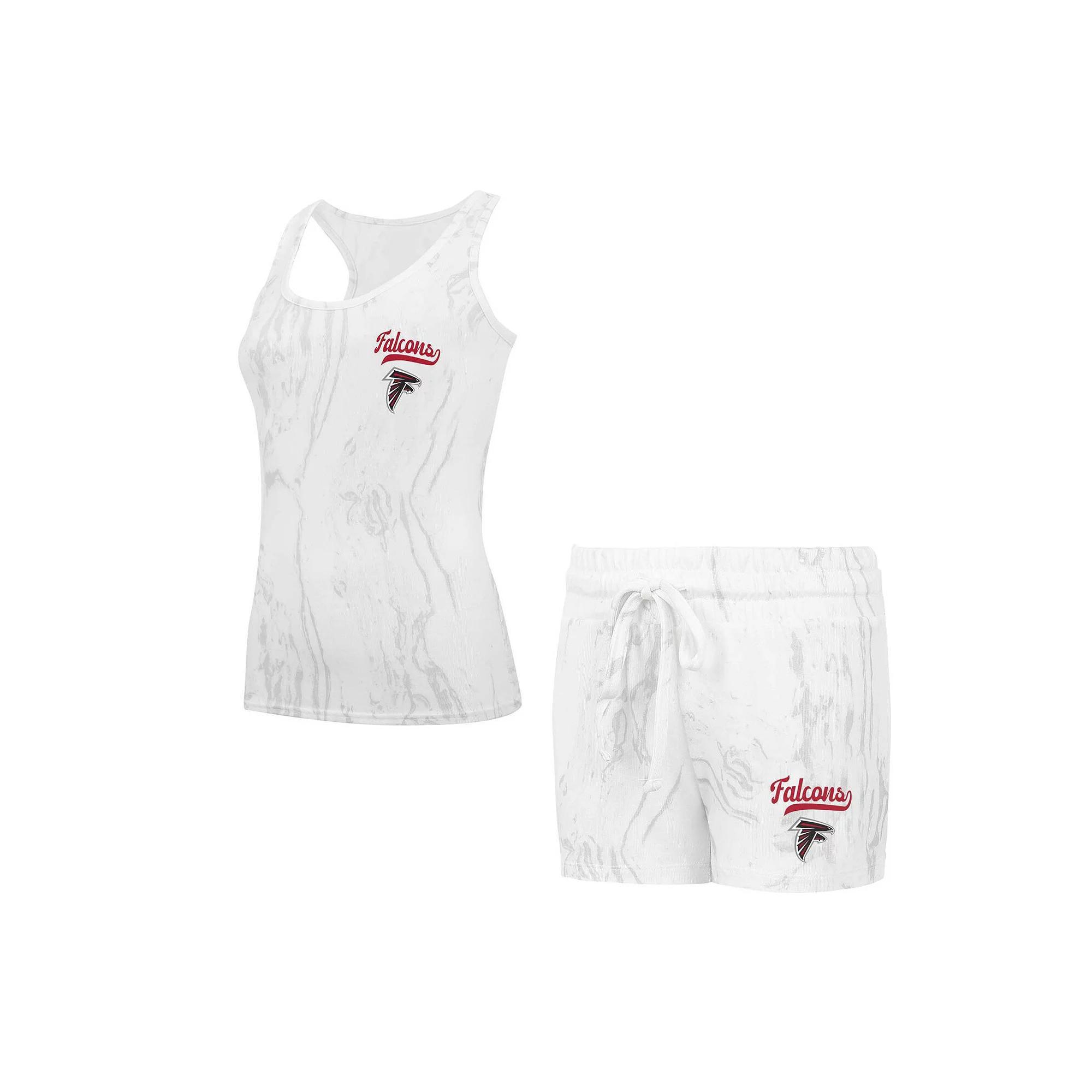Womens Concepts Sport Atlanta Falcons Quartz Hacci Knit Tank Top & Shorts Sleep Set Product Image