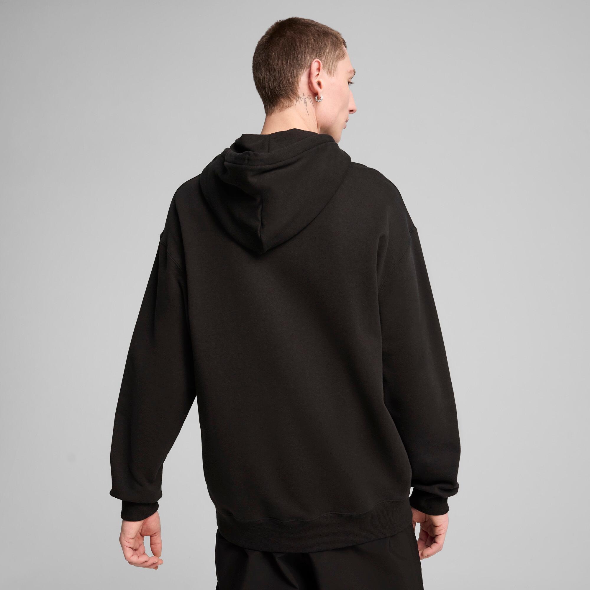 PUMA WARDROBE ESSENTIALS Men's Relaxed Hoodie Product Image