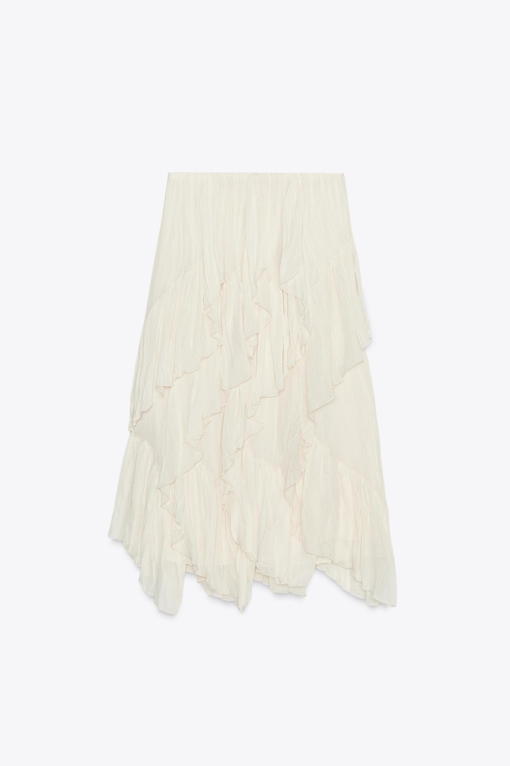 ZW COLLECTION COTTON GAUZE SKIRT Product Image