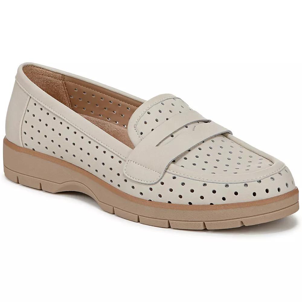 Dr. Scholl's Nice Day Breezy Women's Loafers, Size: 9, Off White Faux Leather Product Image