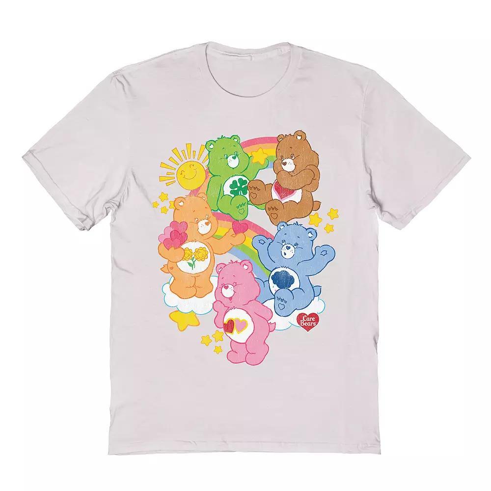 Men's Care Bear T-Shirt, Size: Medium, Ice Gray Product Image