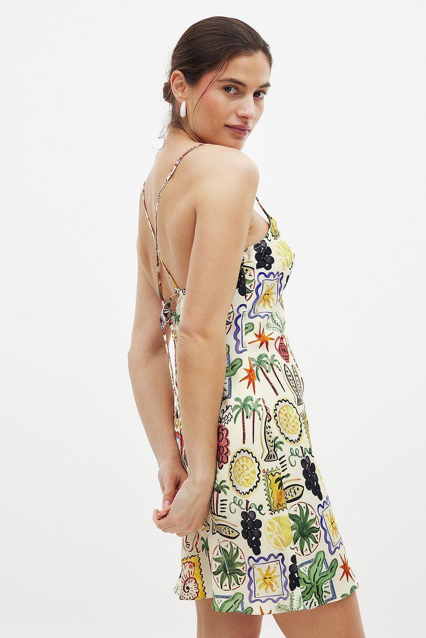Crossed Back Mini Dress Product Image