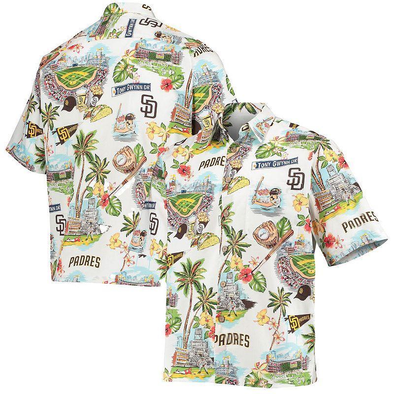 Mens Reyn Spooner San Diego Padres Scenic Logo Button-Up Shirt Product Image