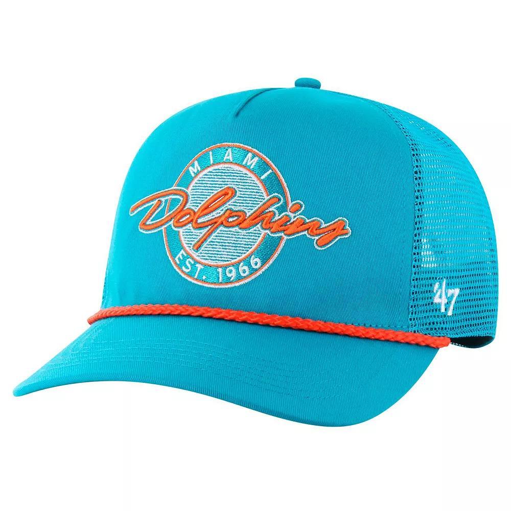 Men's '47 Aqua Miami Dolphins Promenade Hitch Trucker Adjustable Hat, Turquoise A Product Image