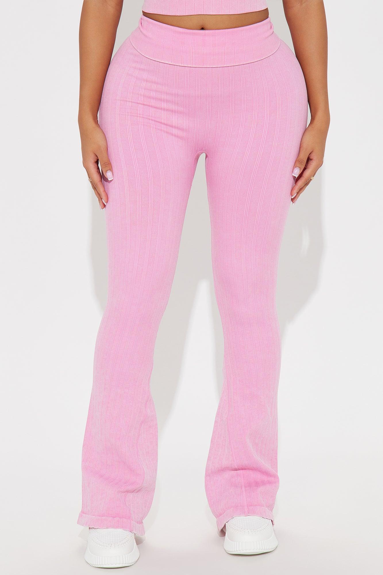 Zen Zest Washed Yoga Pant - Bubblegum Pink Product Image