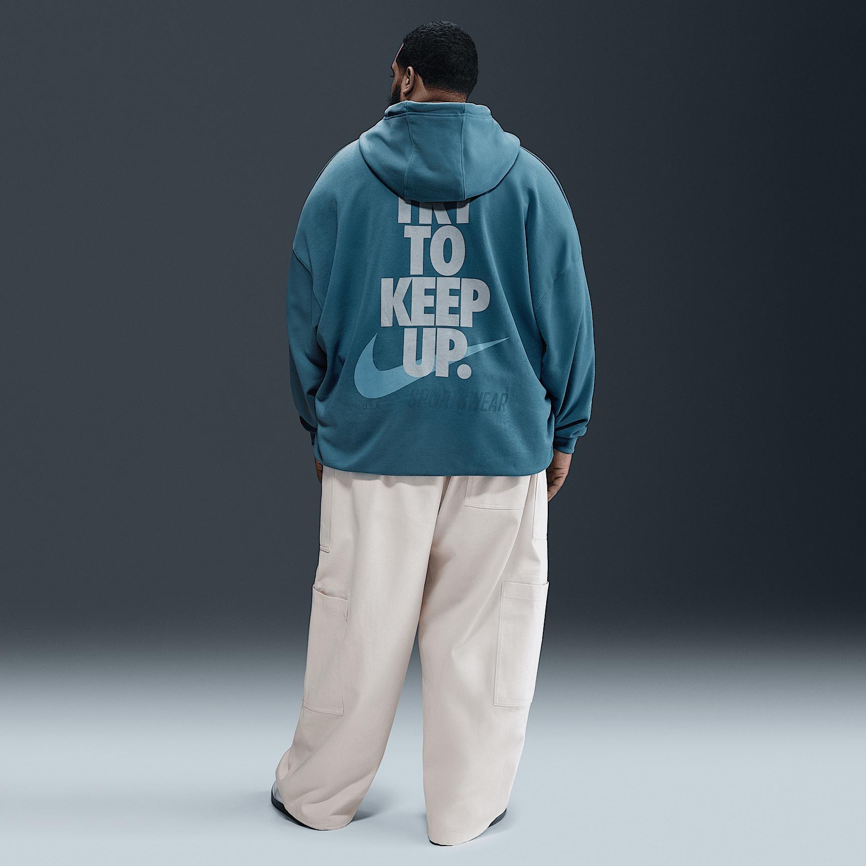 Nike Men's Club Oversized French Terry Pullover Hoodie Product Image