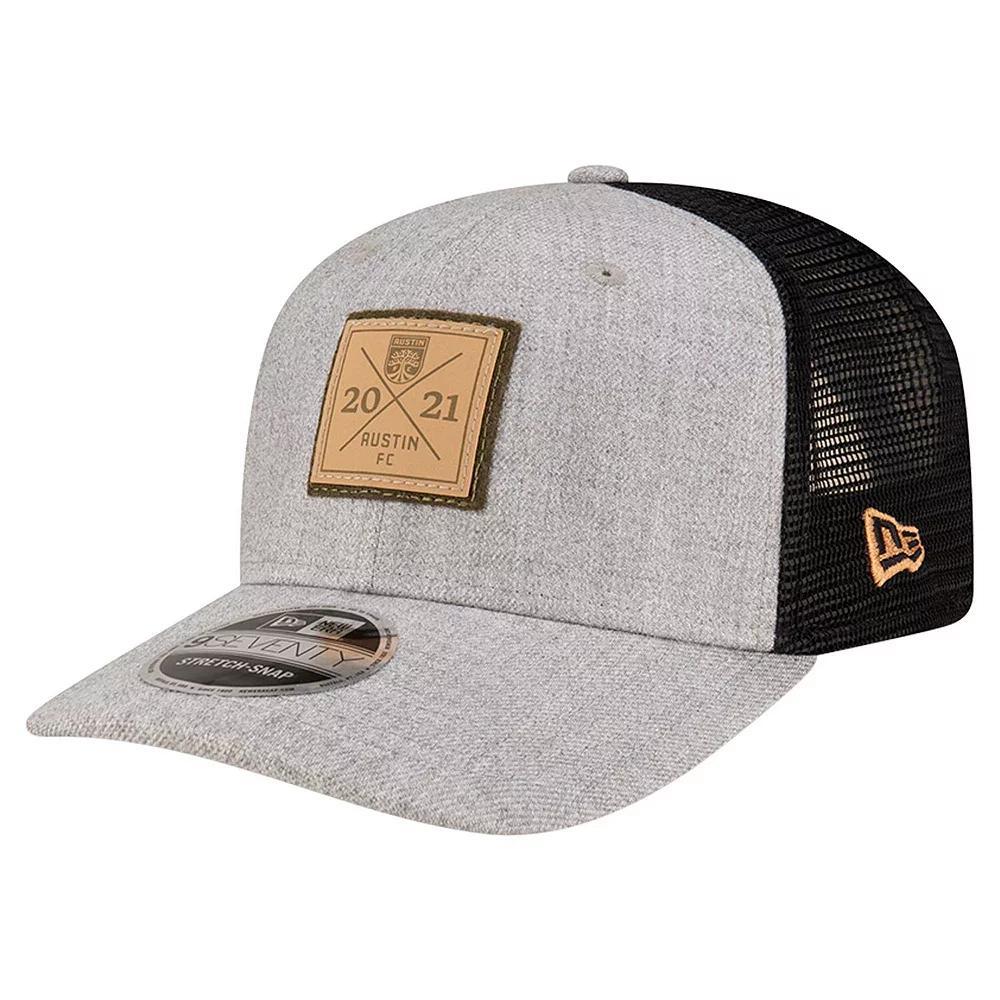 Mens New Era Heather Gray Austin FC Heather Patch 9SEVENTY Adjustable Hat Product Image