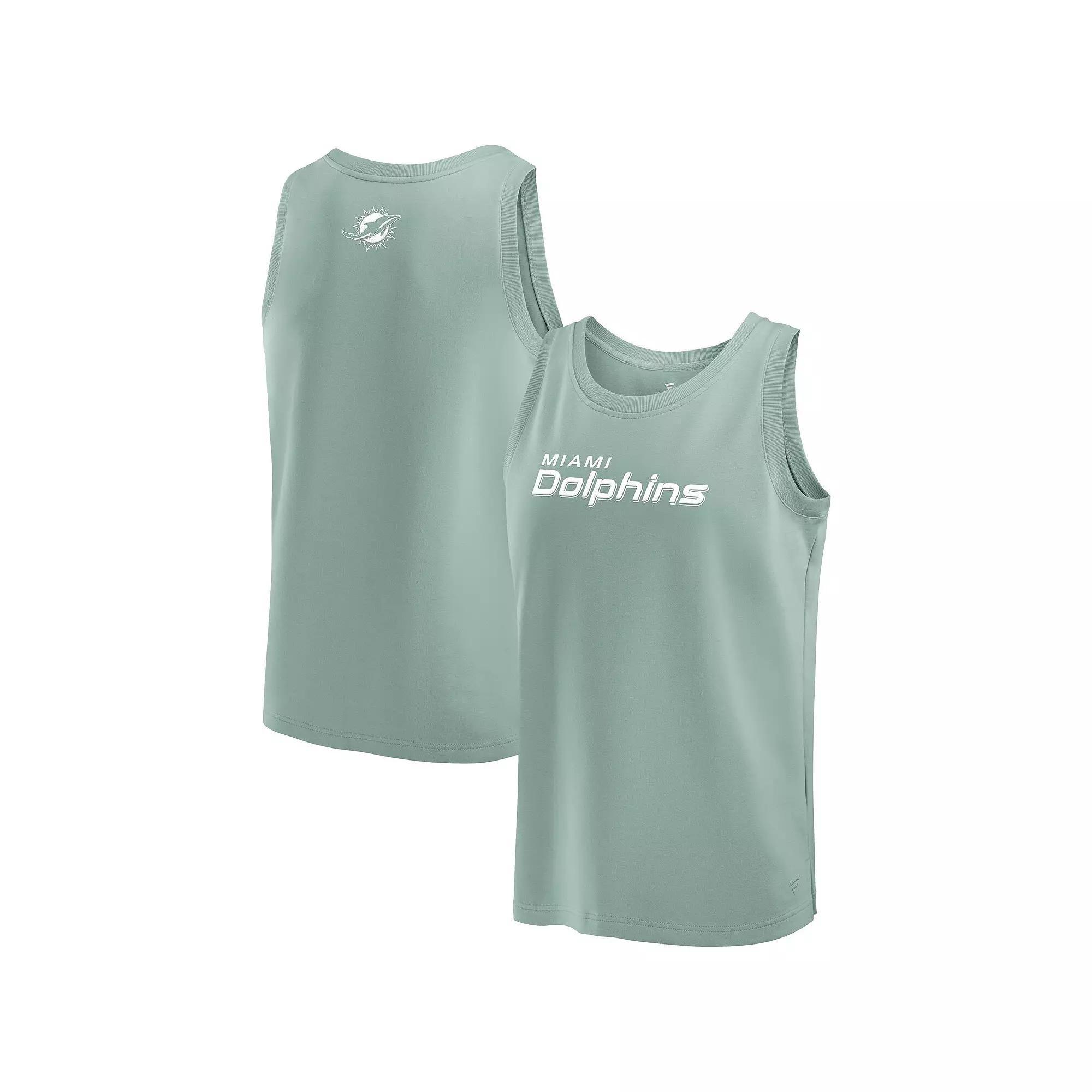 Men's Fanatics Mint Miami Dolphins Elements Tank Top, Size: XL, Team Product Image