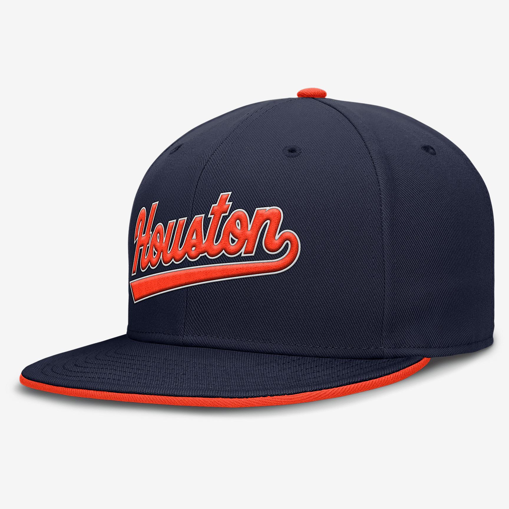 Houston Astros True Nike Men's Dri-FIT MLB Fitted Hat Product Image