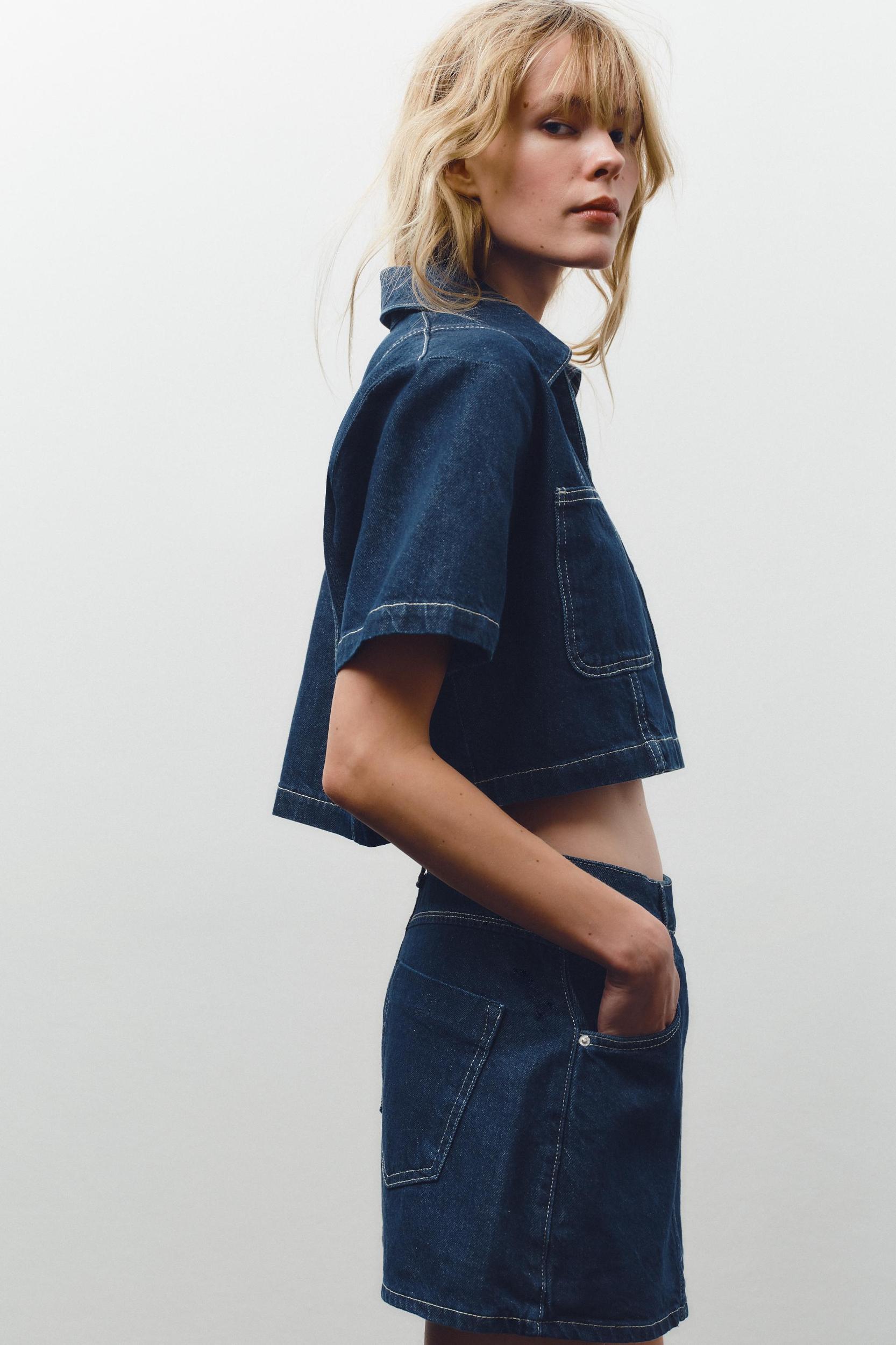 Z1975 WRAP DENIM SKORT Product Image