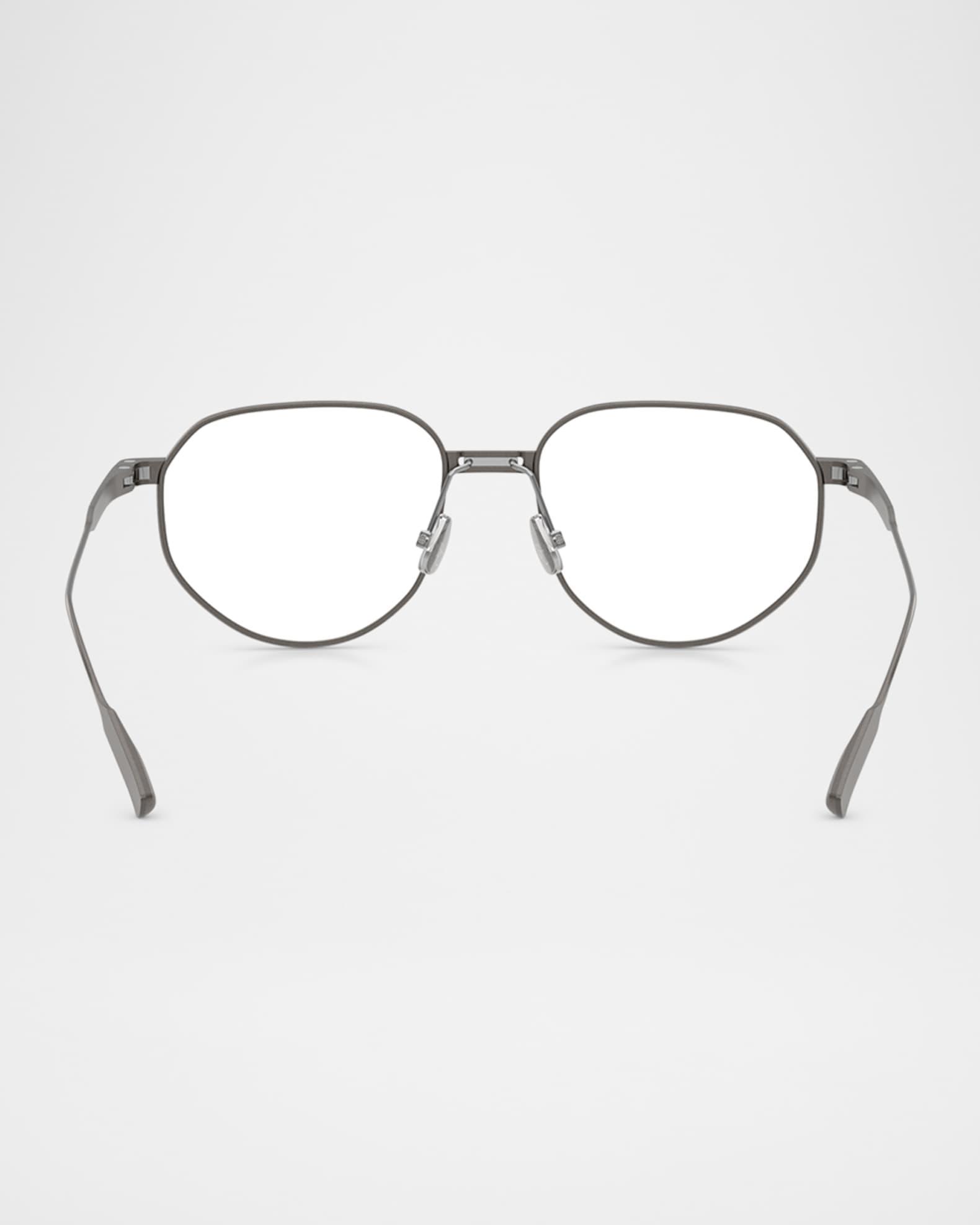 BC1008T Titanium Round Blue Light Glasses Product Image