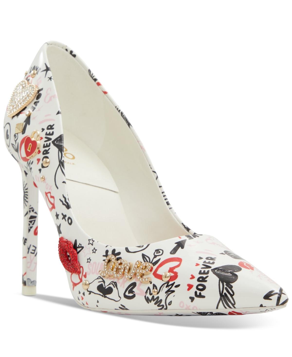 Aldo Womens Stessy 2.0 Printed Pointed-Toe Stiletto Pumps Product Image