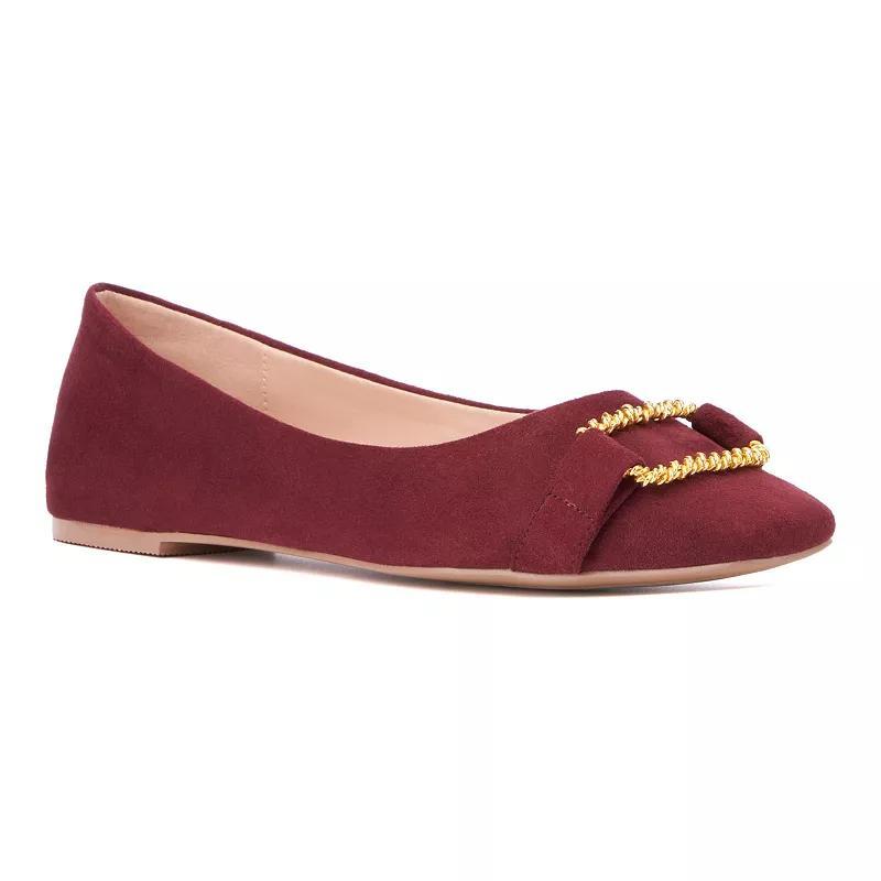New York & Company Niara Women's Loafers, Size: 8.5, Red Product Image